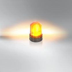 Baliza de señalización OSRAM LIGHT: advertencia de 360 ​​°, ámbar brillante, señal intermitente aprobada para camiones