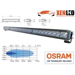 LED bar XENLED - 1m RACER 150W - 9000Lms LED OSRAM - 41" / 1046mm