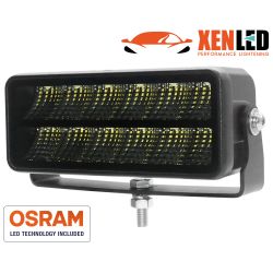 6x2.5" 60W XenLEd LED Headlight with OSRAM LED Wide Beam - 5040Lms LED Bar R10 Approved