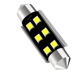 1 x bulb C10W 6-LED super canbus 450lms xenled - gold