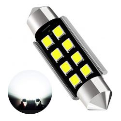 1 x 12 LED bulb C10W canbus 95lms xenled