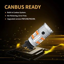 2x xenled bulbs v2.0 SSMG 16 led - pwy24w - CANbus performance