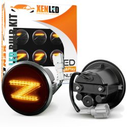 DYNAMIC SCROLLING Smoked LED Repeater Indicators Nissan 370Z Z34 2009 – 2020