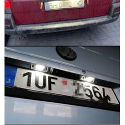 LED license plate pack for VW Passat B5/B6, Caddy, Touran, Transporter, Jetta