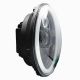 Full LED Moto 1681B Optic - Round 7" 40W 4300Lms 5500K - Black
