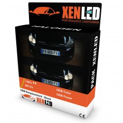 2x bombillas HB3 9005 para Lincoln Mark VIII - Luz de carretera halógena