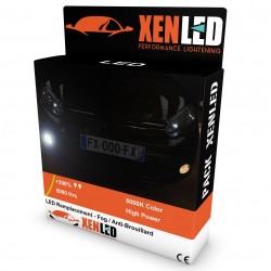 LED Bulbs for FIAT PANDA Hatchback Van (169_) Front Foglight - High Power