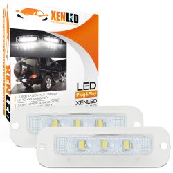 LED licence plate for Mercedes class G W463 G500 G55 G550 - 1990 - 2012