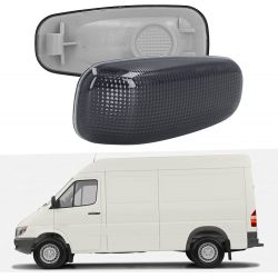 A2108200921 Mercedes Benz vito / Sprinter etc repeater lenses - Black version - without lamp holder, smoked