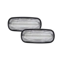 Land Rover Discovery, Freelander and Defender Dynamic LED Side Repeaters - Clear Version